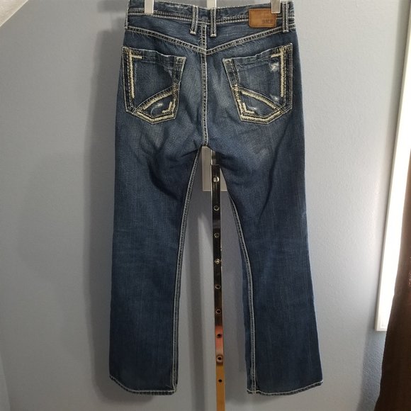 BKE Denim by Buckle Fulton Bootcut Distress Jeans - Picture 6 of 8